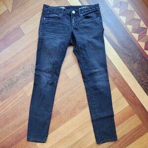 GAP Black Faded "Always Skinny" Jeans Size 28/6